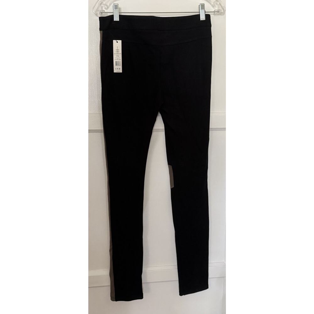 THEORY Rosamon Skinny Stretch Riding Pant Legging Black Stone Taupe Sz 2 NWT - Picture 2 of 6
